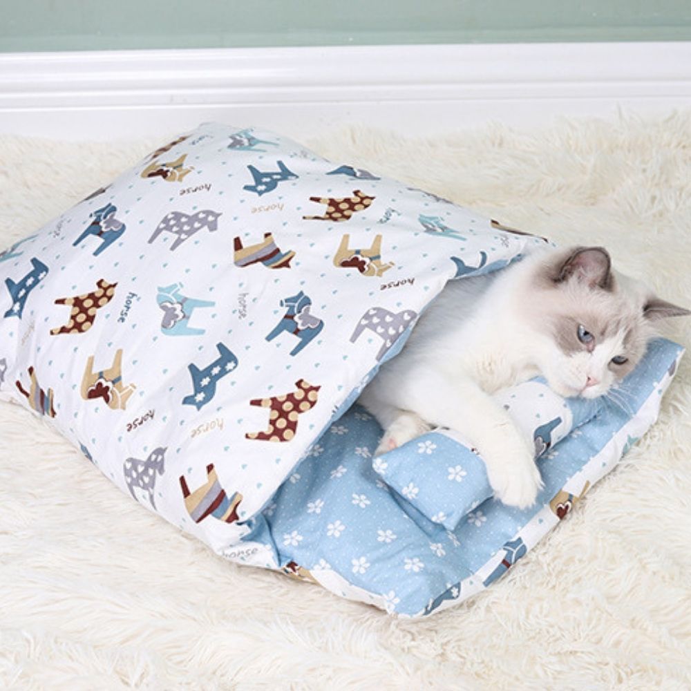 Kitty Pouch™ Cozy Cat Bed