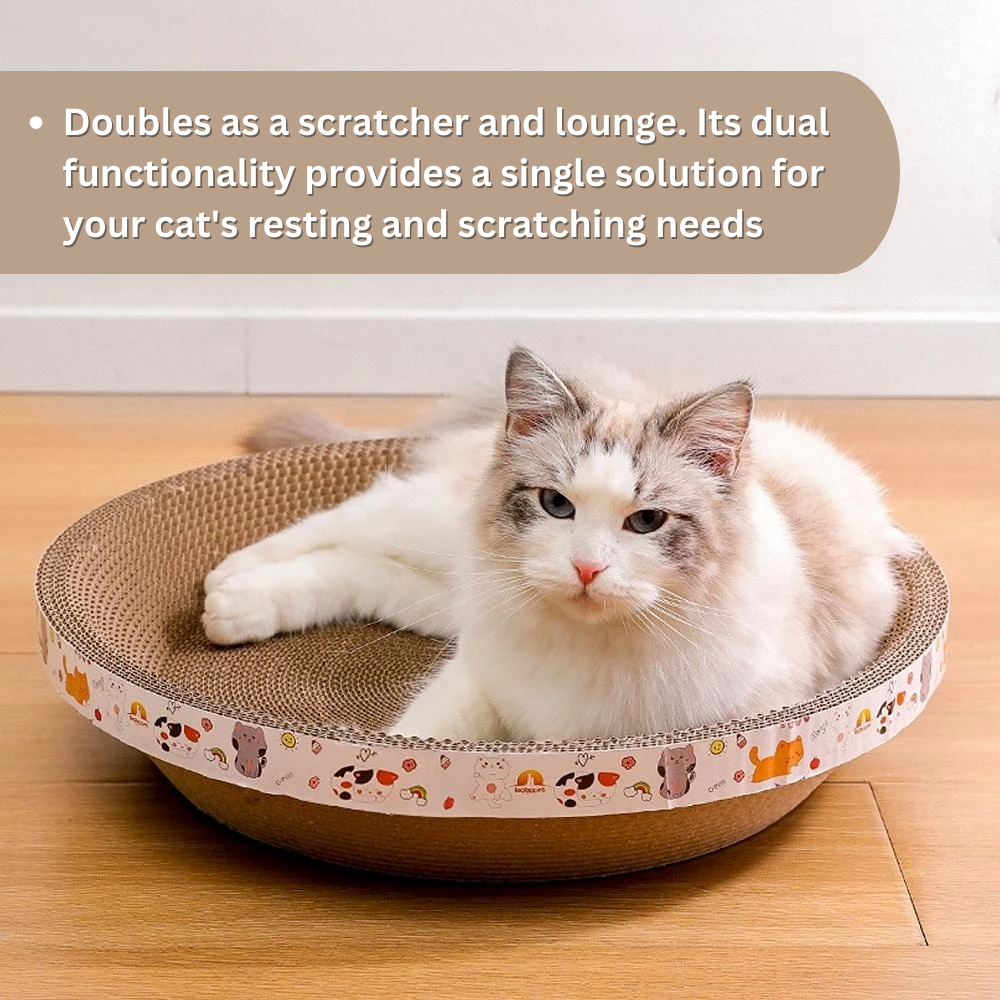 Whisker Wonderland™ Cat Bed & Scratching Board