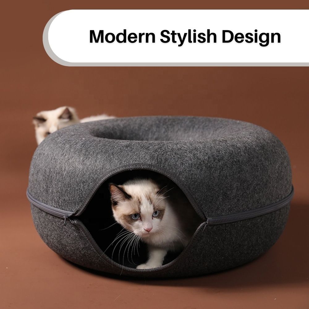 Feline Haven™ Cozy Cat Cave