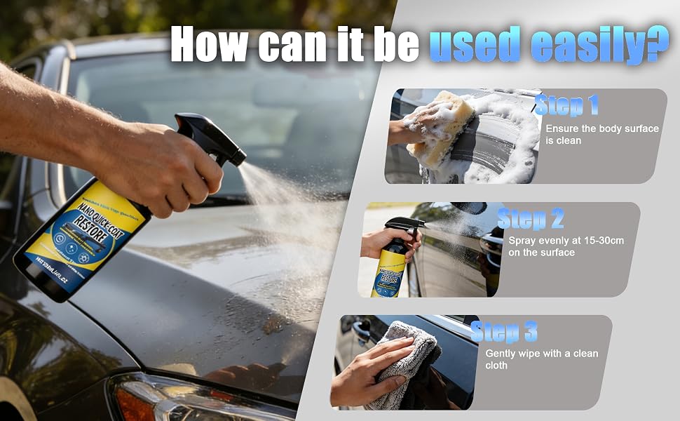 nano quick coat restore coating spray