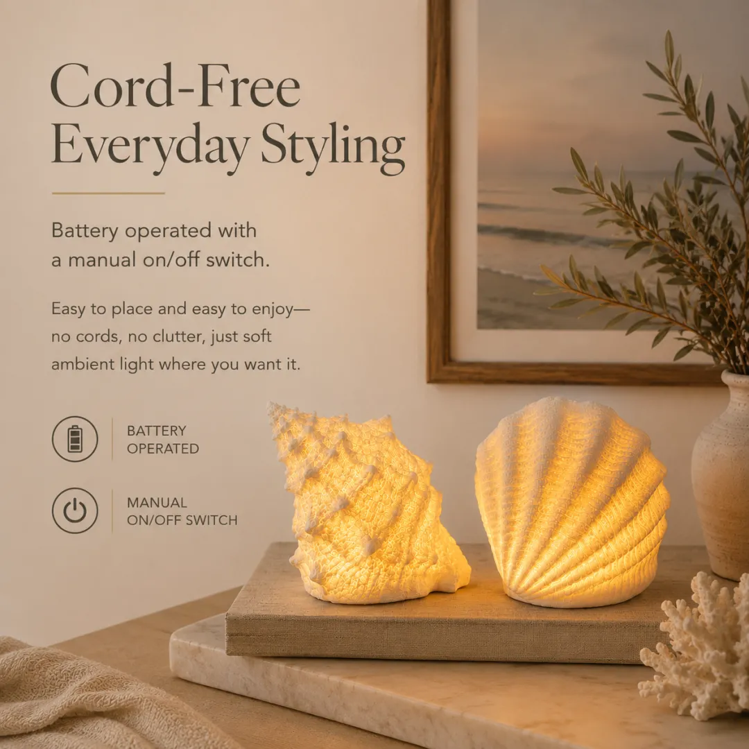 Infographic showing cord-free battery-operated styling