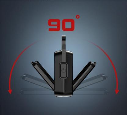 KinWild Keychain Mini LED Flashlight Double COB