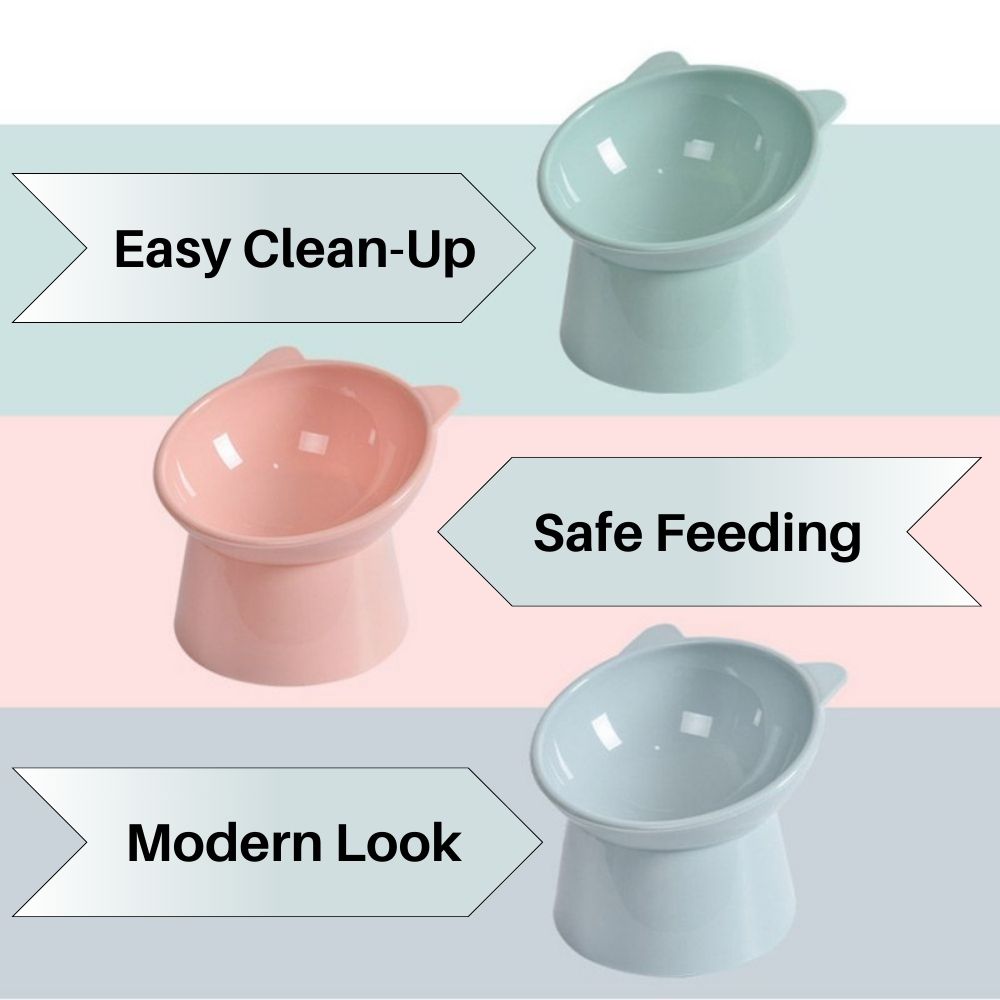 Meow Majesty™ Ergonomic Cat Bowl