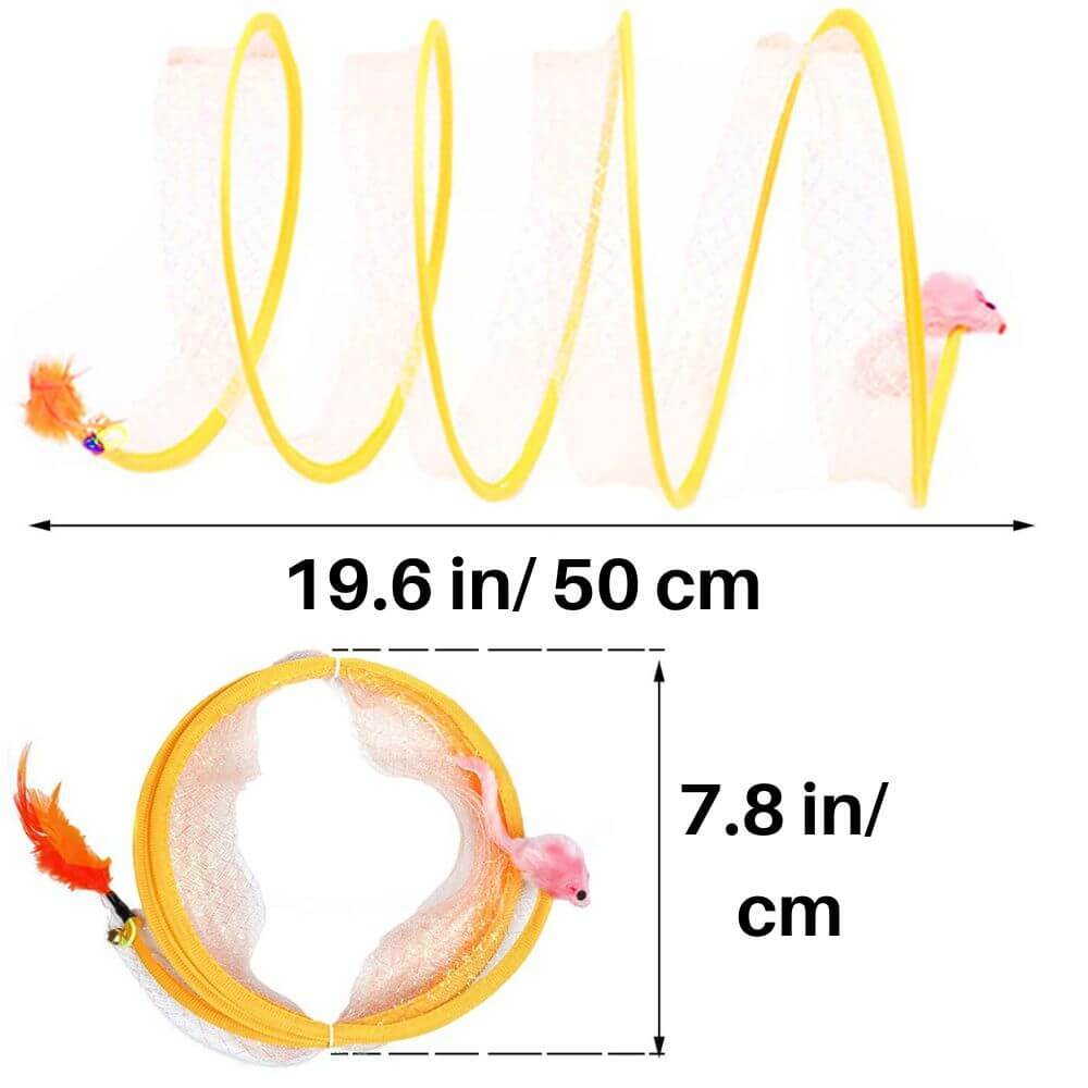 FelineFun™ Self-play Cat Hunting Spiral Tunnel Toy Offer