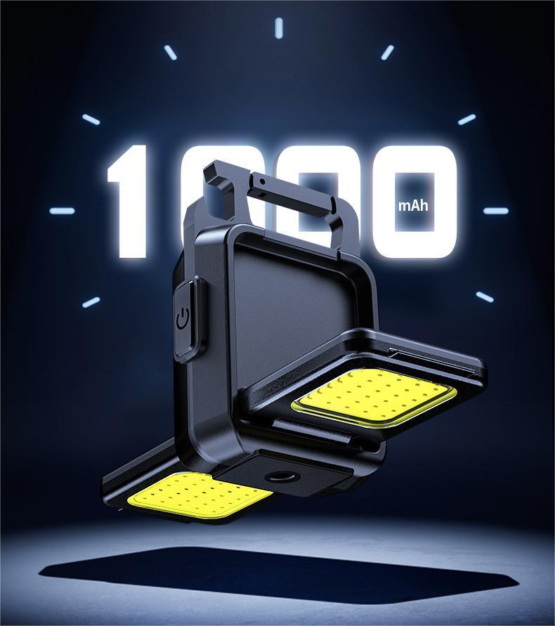 KinWild Keychain Mini LED Flashlight Double COB