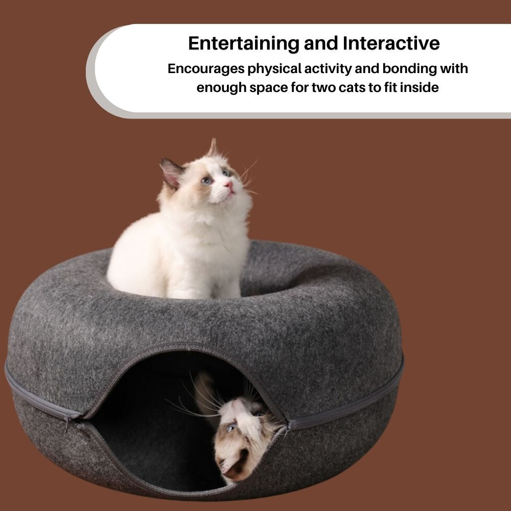 Feline Haven™ Cozy Cat Cave