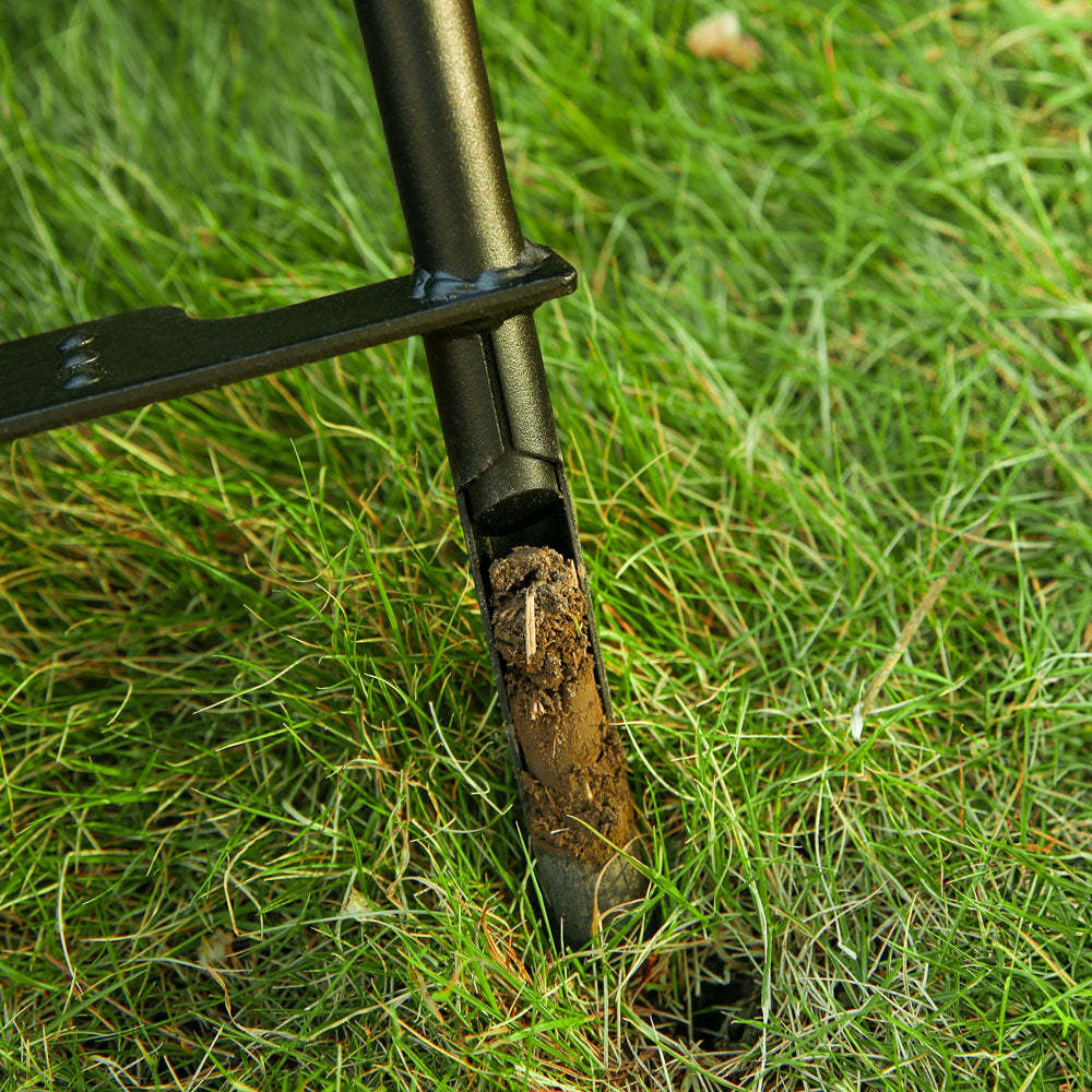 Best  Lawn Core Aerator, Plug Aerator with Non-Clog Slot for Compact Lawn Soil