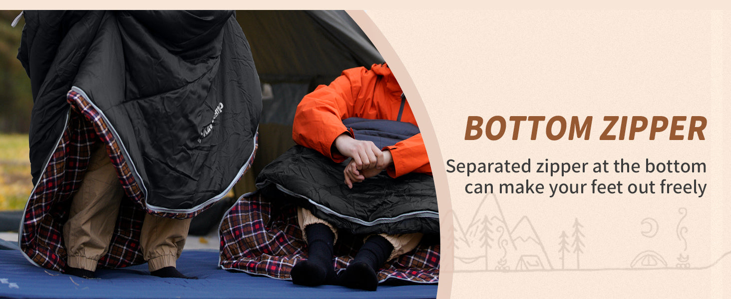 KingCamp FREESPACE HEATING 250 Heated Sleeping Bag