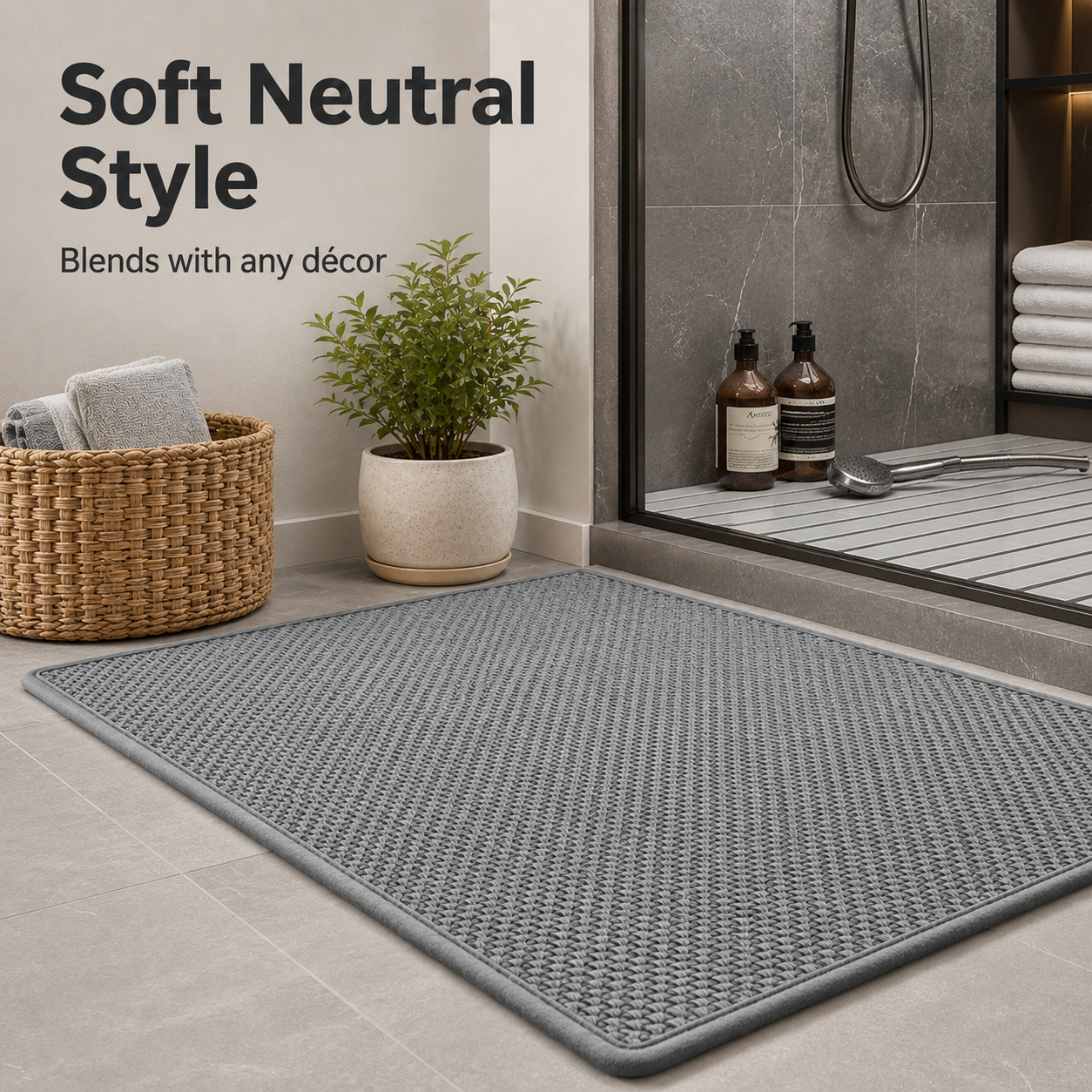Door mat for pets and high traffic areas
