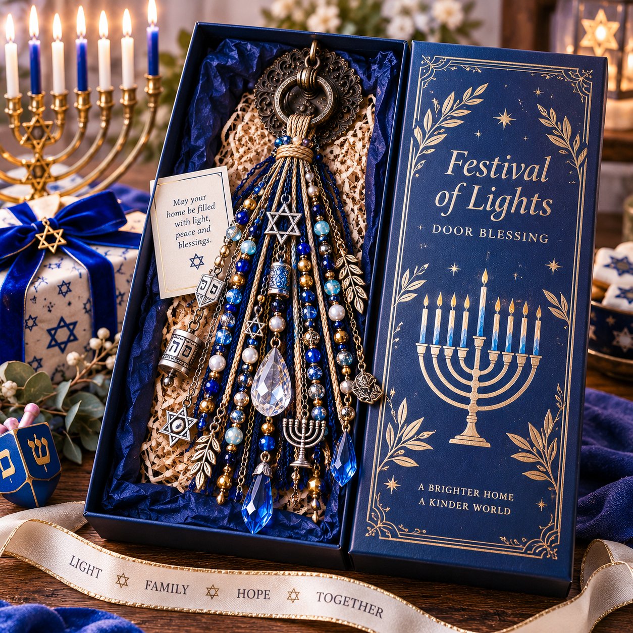 Festival of Lights Door Blessing detail view