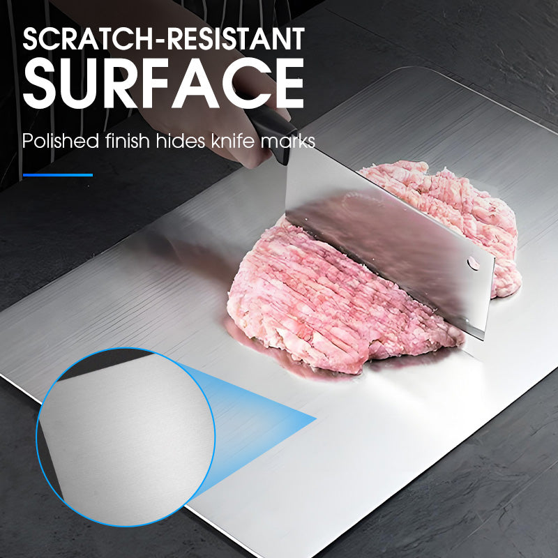 Thickened durable stainless steel cutting board
