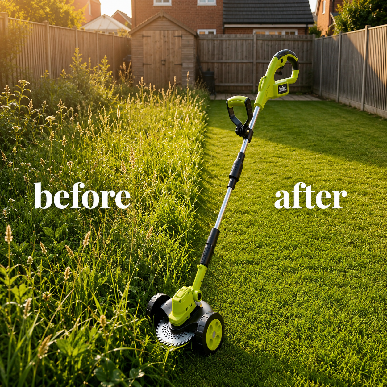 Cordless grass trimmer package contents batteries charger saw blade metal blade nylon line