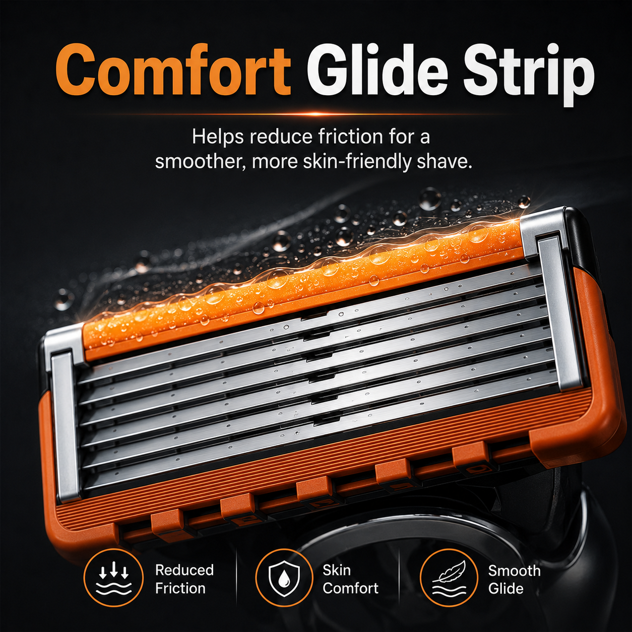 razor handle and blade size details
