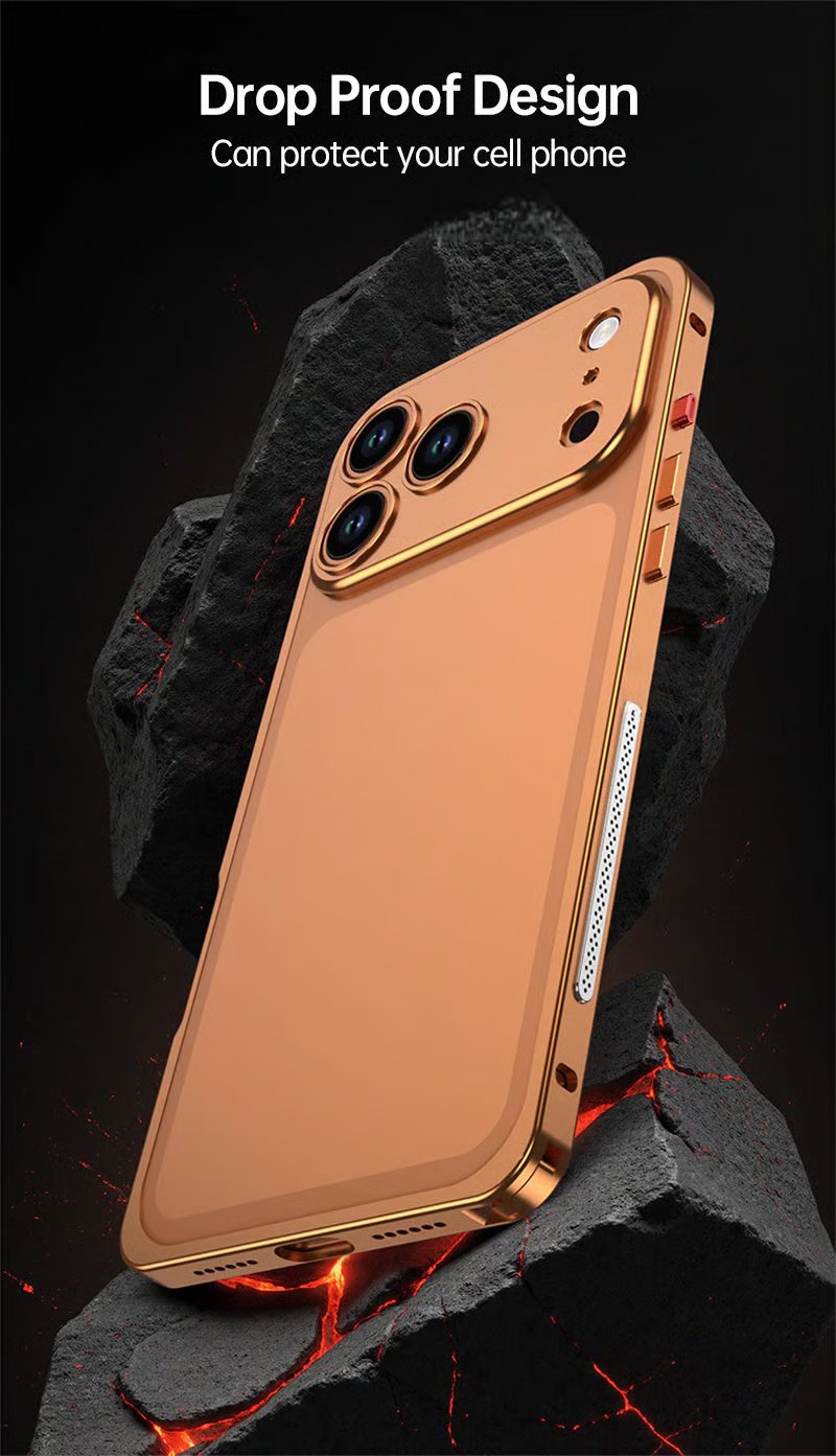 Protective aluminum frame and inner cushioning