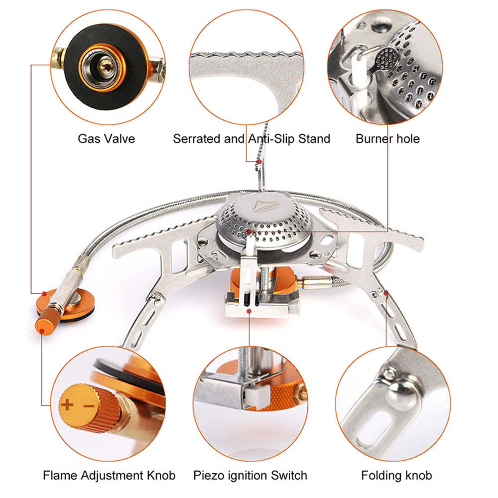 Camping Stove Propane Gas Burner 3000W