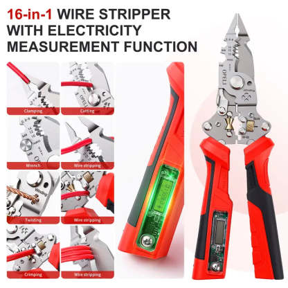16-in-1 wire stripping pliers product image 2