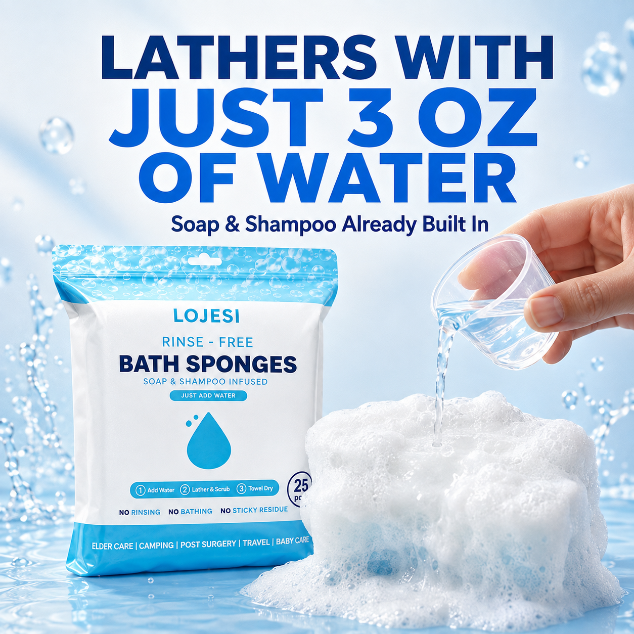 Assisted bathing for elderly and bedbound patients in home care