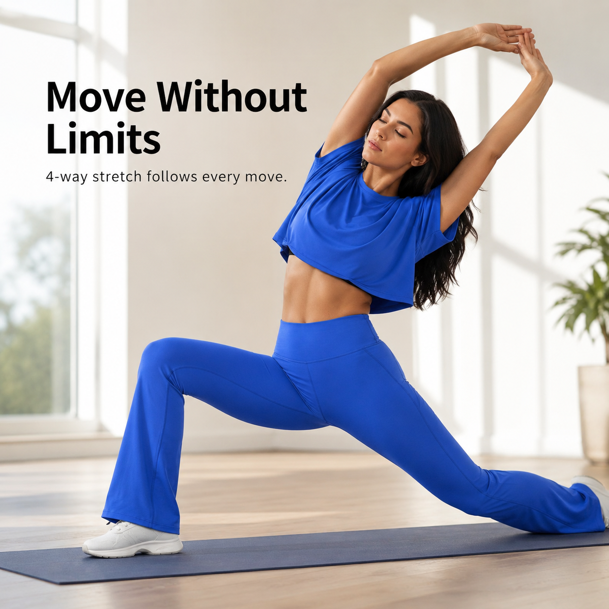 Casual street styling with activewear matching set