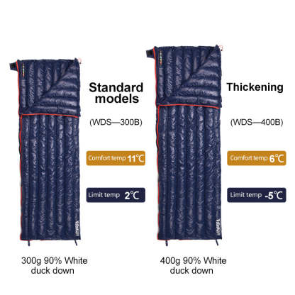 Sleeping Bag Duck Down 300/400G 90% Duck Down