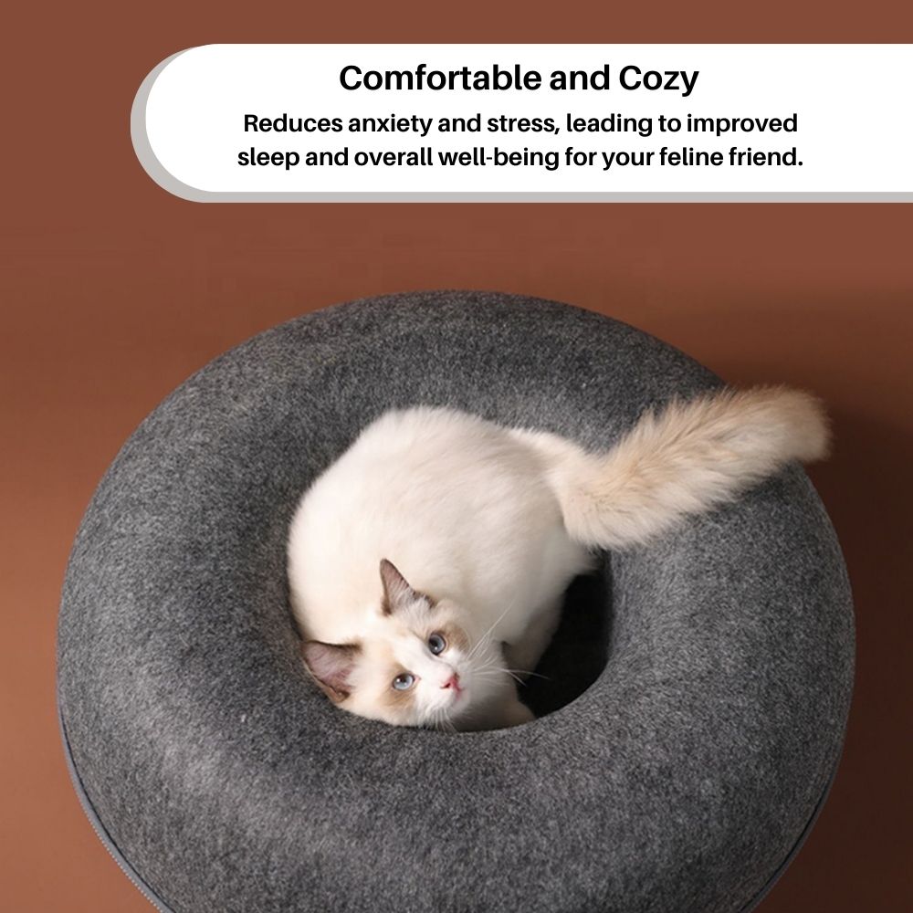 Feline Haven™ Cozy Cat Cave