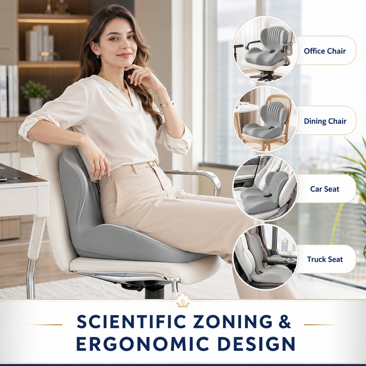 Thigh contour support details
