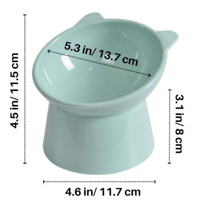 Meow Majesty™ Ergonomic Cat Bowl