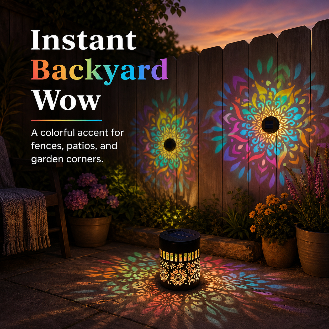Solar charging garden light