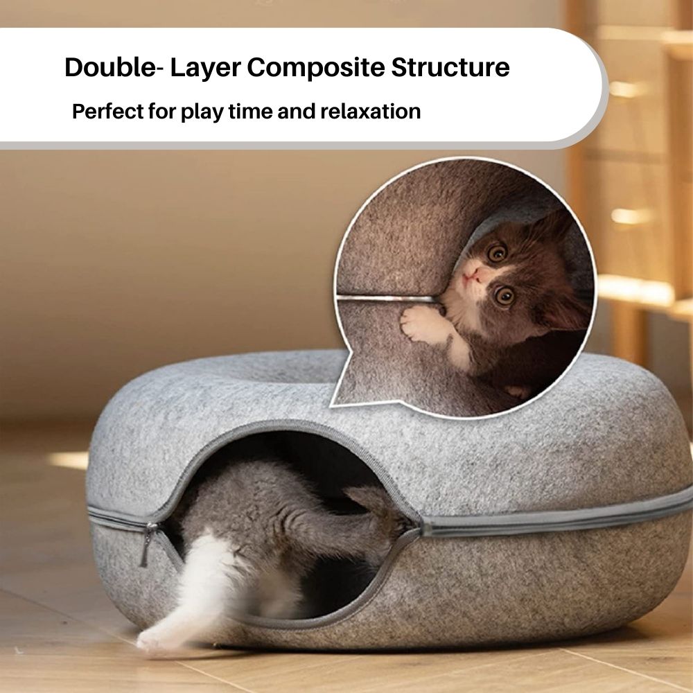 Feline Haven™ Cozy Cat Cave