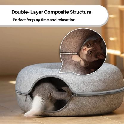 Feline Haven™ Cozy Cat Cave