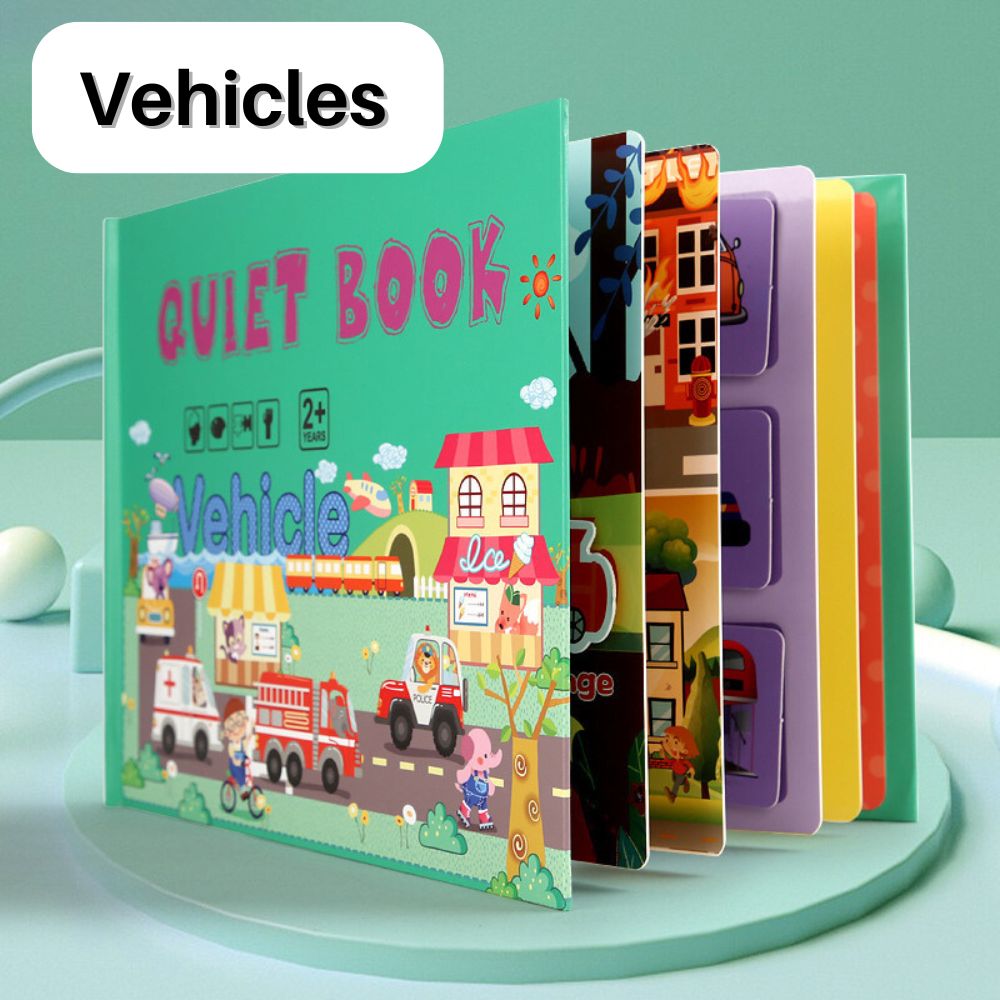 SkillSprout™ Engaging Quiet Book