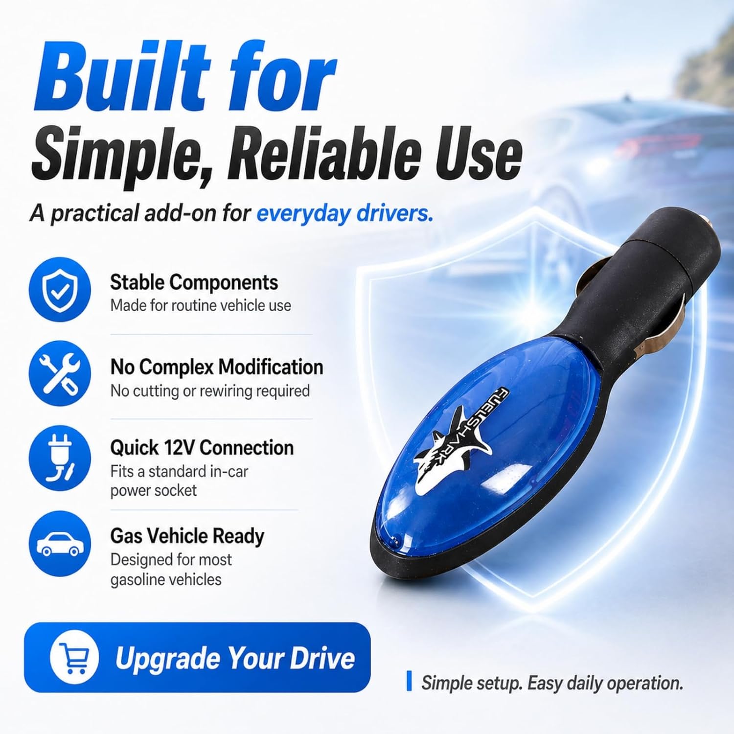 Magnetic automotive accessory details