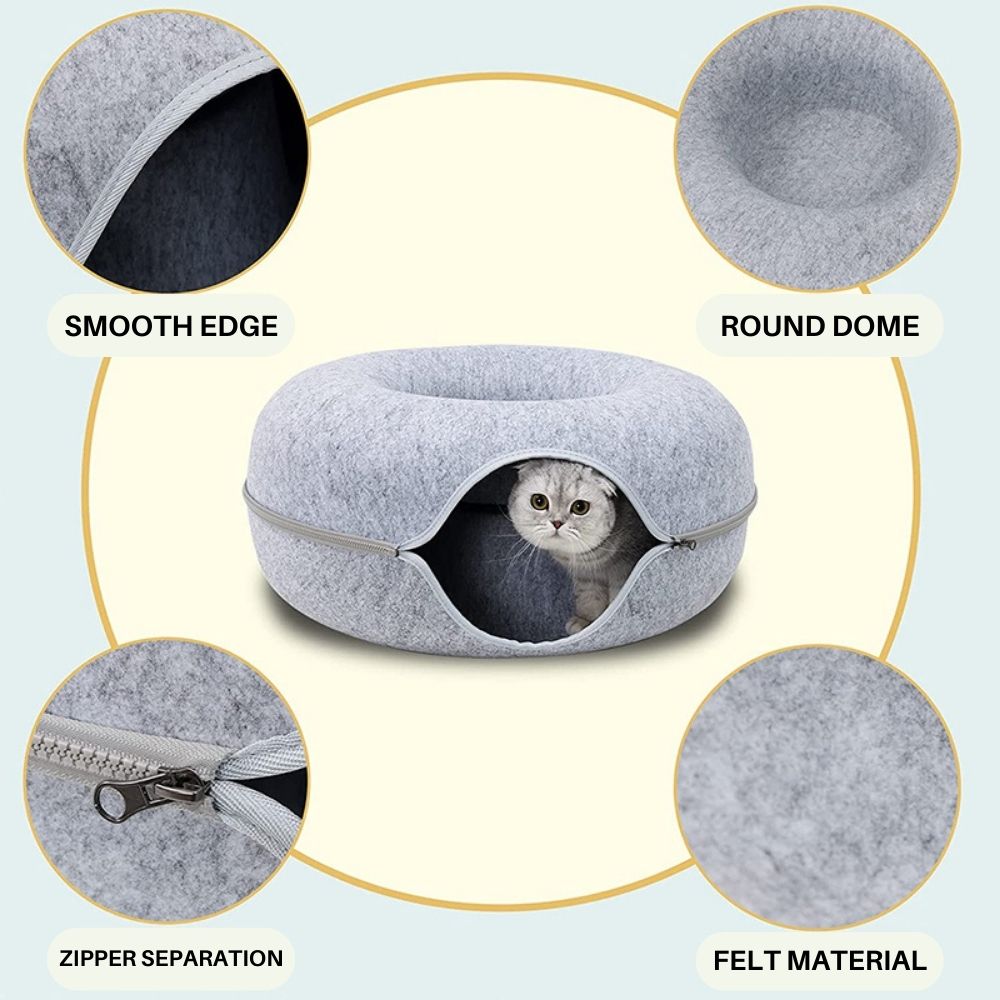 Feline Haven™ Cozy Cat Cave