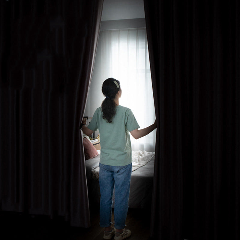 Blackout curtain privacy use for home bedroom and office