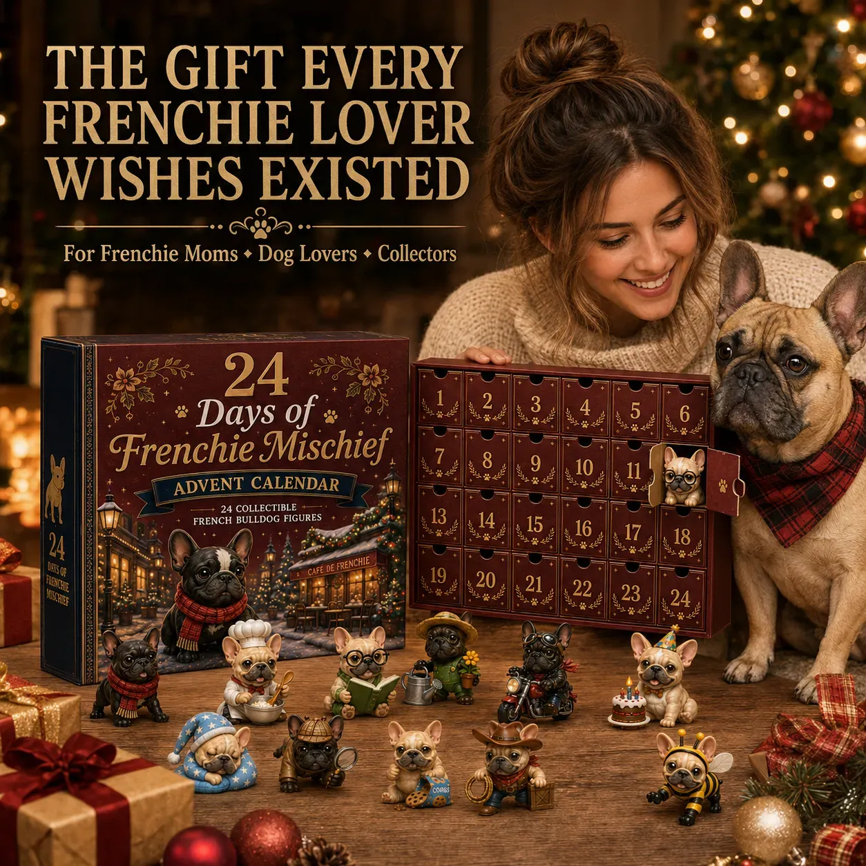 Frenchie Christmas Countdown Tradition