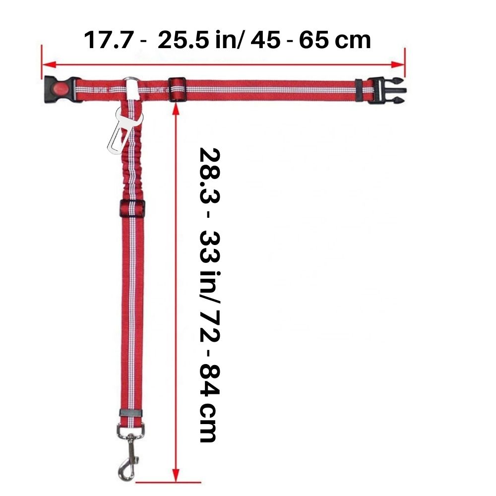 TravelBuddy™ 3-in-1 Dog Seat Belt and Leash