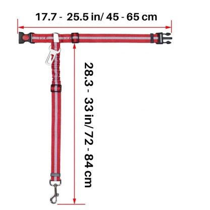 TravelBuddy™ 3-in-1 Dog Seat Belt and Leash