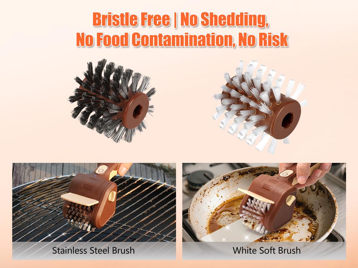 Replaceable Grill Brush Heads
