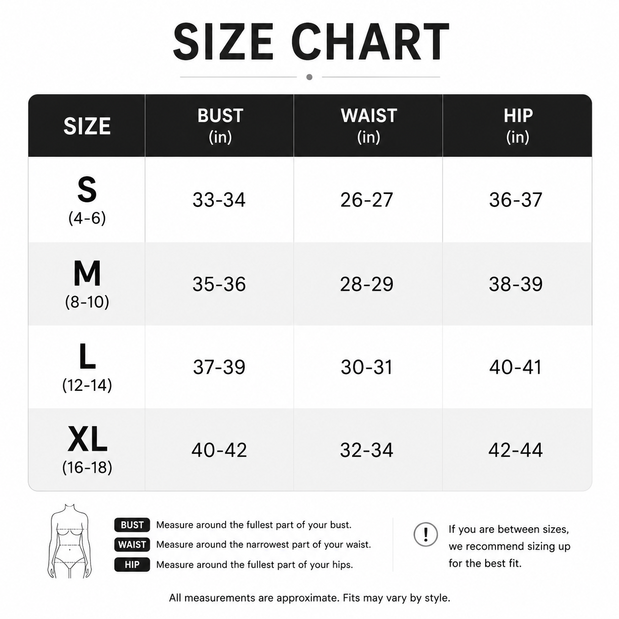Sculpted grey zip jacket size chart measurements guide