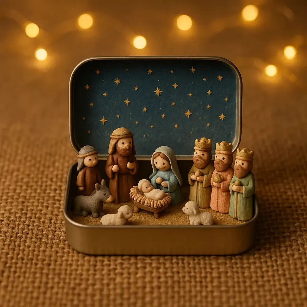 Mini Nativity Christmas keepsake