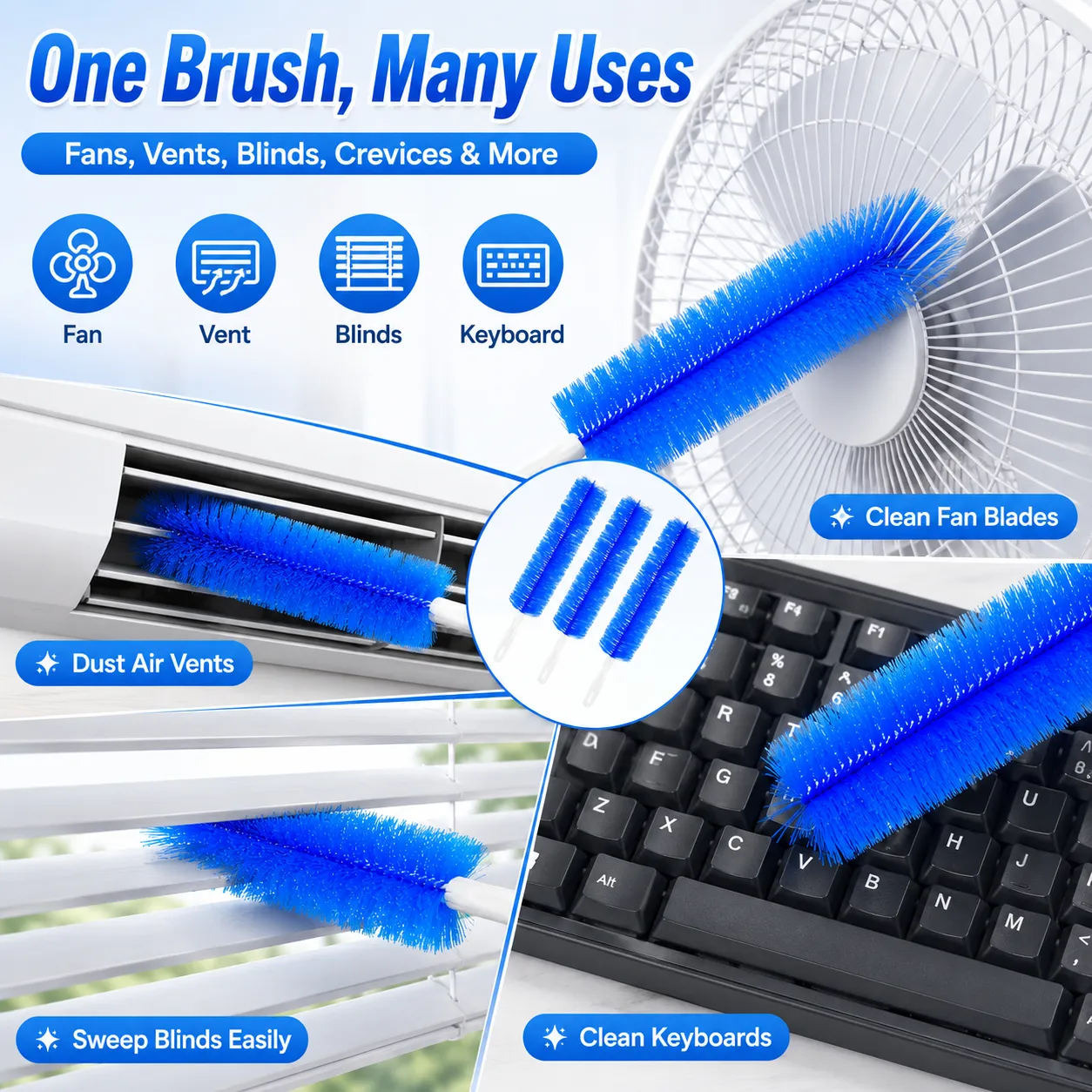 Washable reusable flexible duster