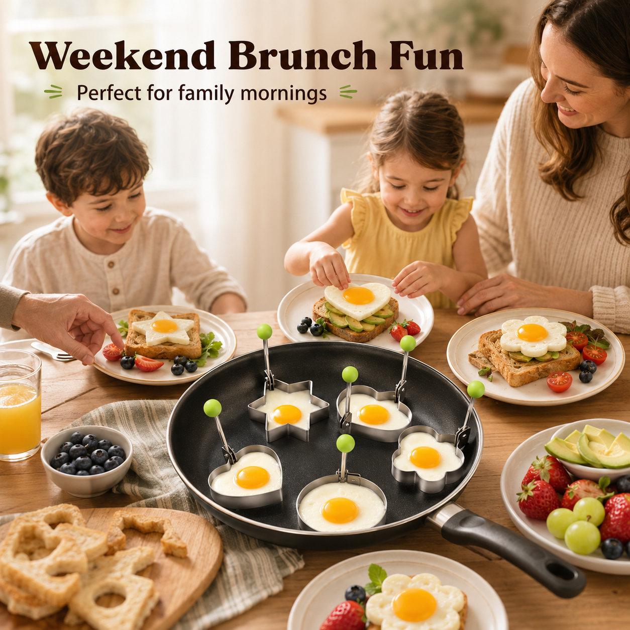 Easy to use cute breakfast mold