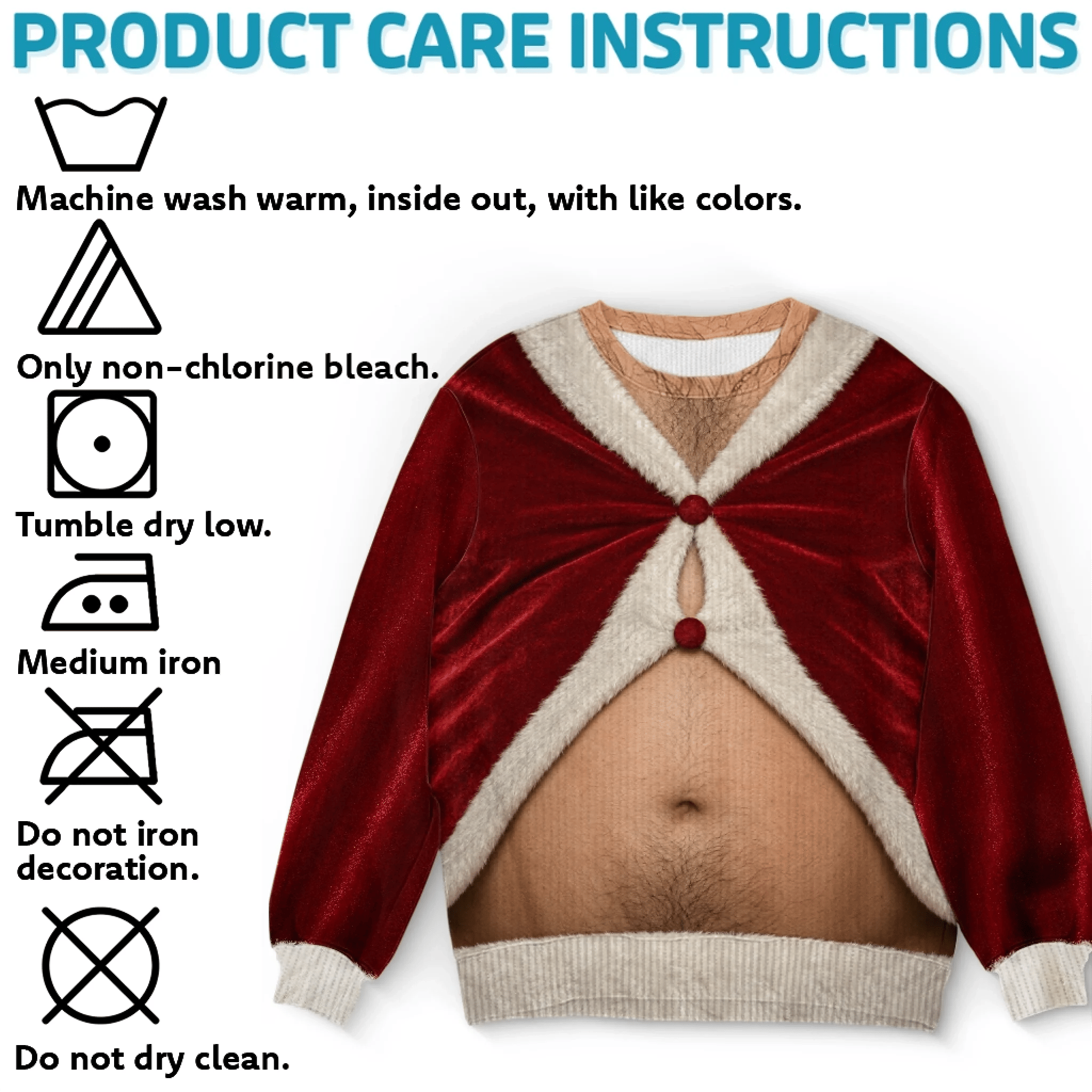 Funny Christmas sweatshirt lifestyle display