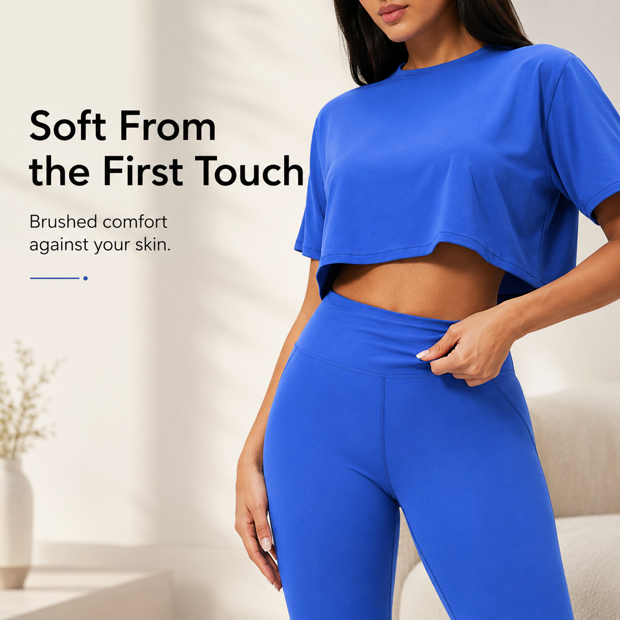 High waist and contoured back seam detailing