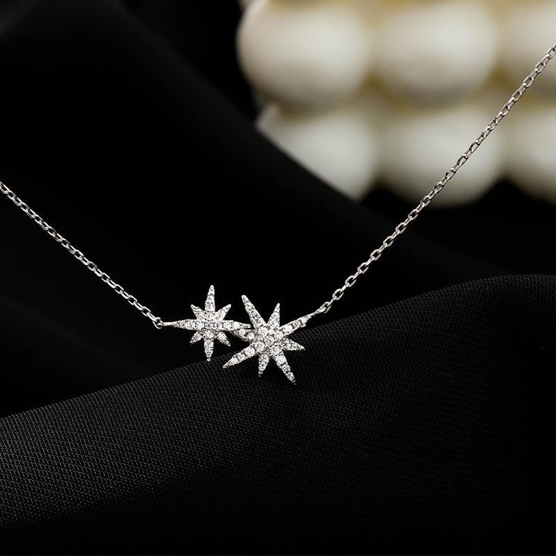 2026 Twin Moon Star Necklace