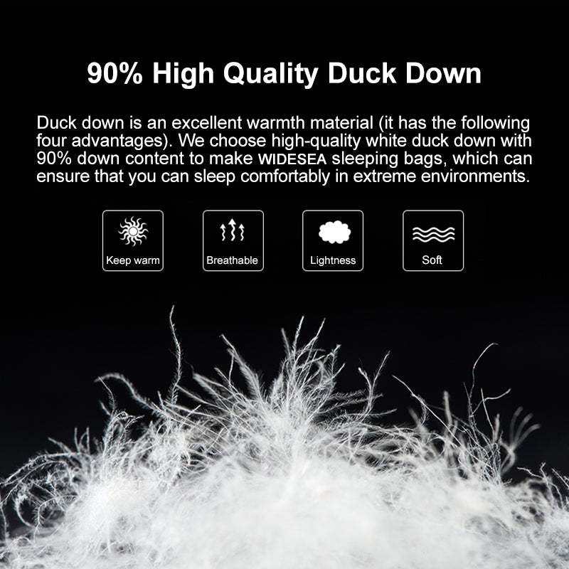 Sleeping Bag Duck Down 300/400G 90% Duck Down