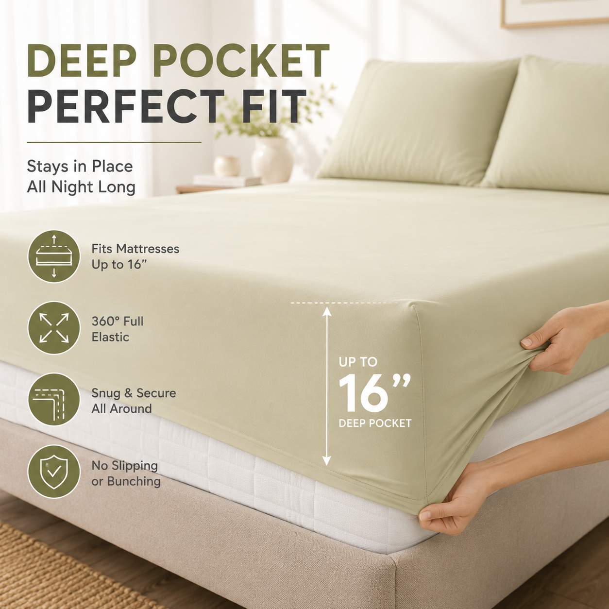 Breathable and cool bedding material