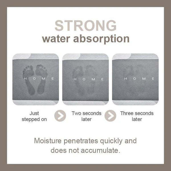 Super Absorbent Floor Mat for Home, Bathroom Soft Quick Drying Mat
