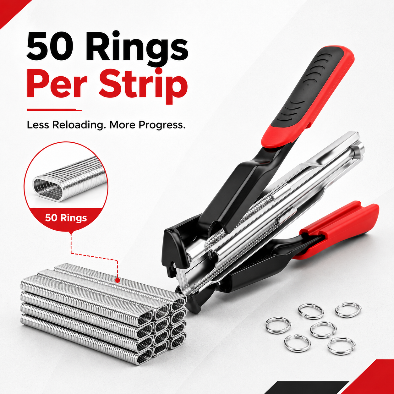 Using hog ring pliers to assemble poultry chicken wire cage