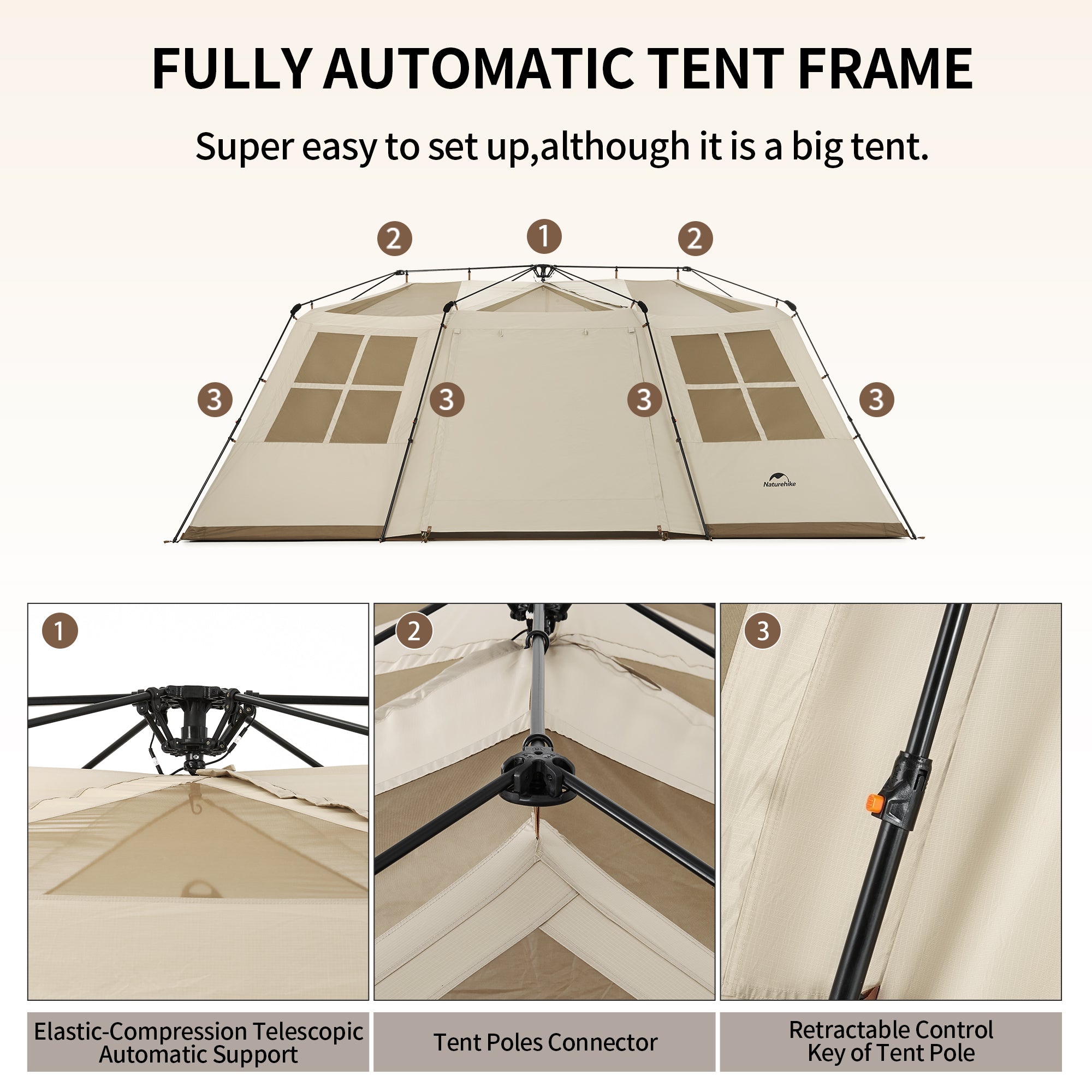 Village 17 8-Person Instant Tent