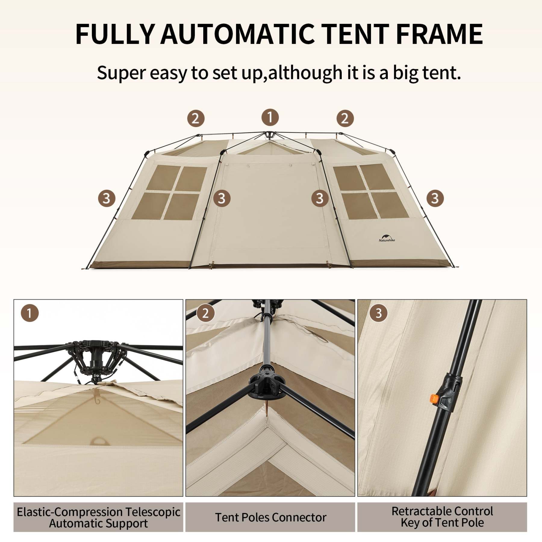Village 17 8-Person Instant Tent